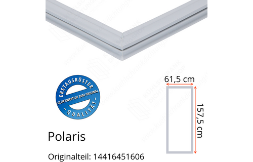 Polaris 14416451606 Türdichtung 157,5 x 61,5 cm für verschiedene Modelle