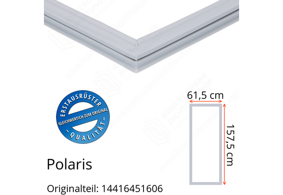 Polaris 14416451606 Türdichtung 157,5 x 61,5 cm für verschiedene Modelle