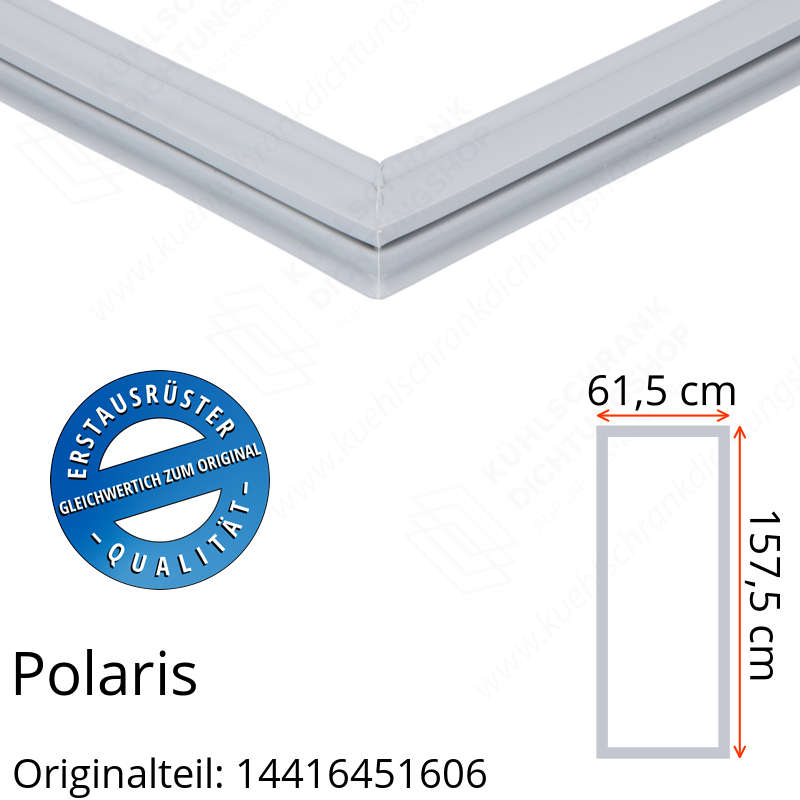 Polaris 14416451606 Türdichtung 157,5 x 61,5 cm für verschiedene Modelle