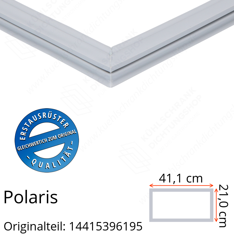 Polaris 14415396195 Schubladendichtung 21,0 x 41,1 cm für verschiedene Modelle