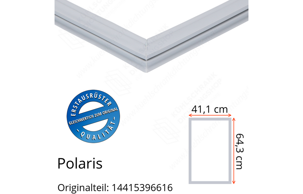 Polaris 14415396616 Türdichtung 64,3 x 41,1 cm für verschiedene Modelle