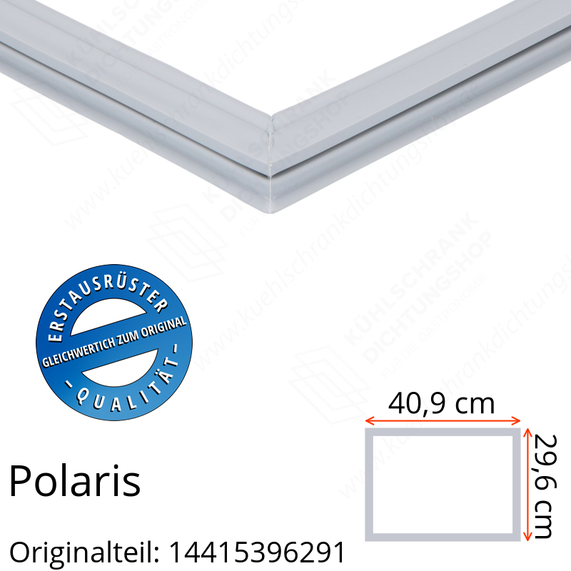 Polaris 14415396291 Schubladendichtung 29,6 x 40,9 cm für verschiedene Modelle