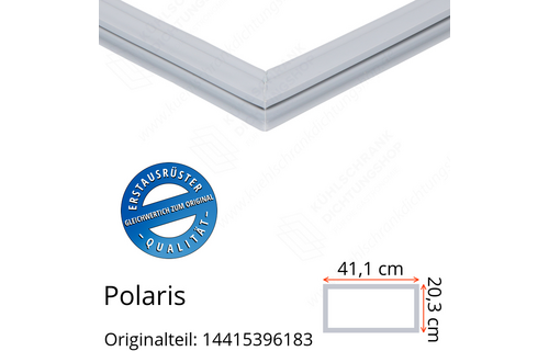 Polaris 14415396183 Schubladendichtung 20,3 x 41,1 cm für verschiedene Modelle
