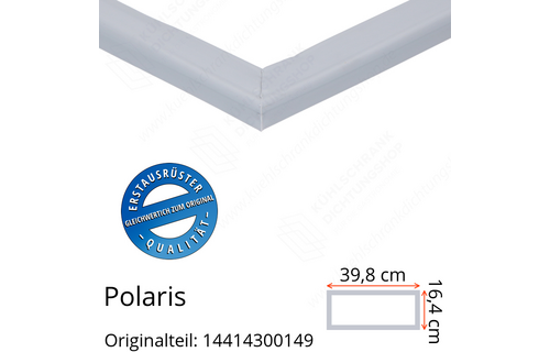 Polaris 14414300149 Schubladendichtung 16,4 x 39,8 cm für verschiedene Modelle