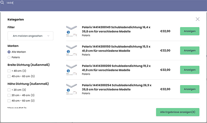 Polaris suche