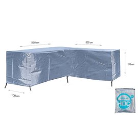 CUHOC CUHOC - Loungesethoes L vorm - 255x255x100x70 - Diamond Label