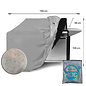 CUHOC CUHOC Diamond Waterdichte Barbecook Vanilla bbq hoes  - Waterdicht met Stormbanden en Trekkoord