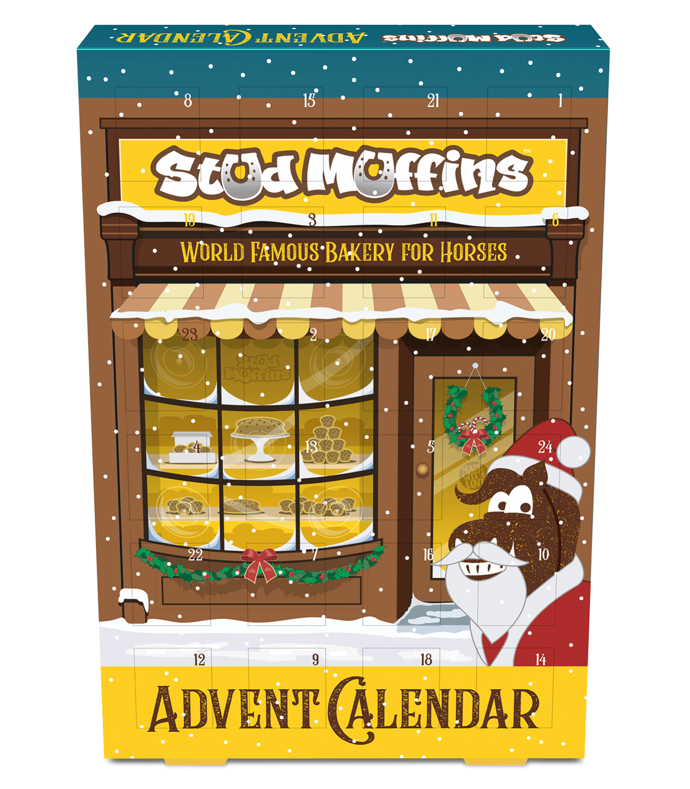 Mini muffins adventskalender 24x12gr