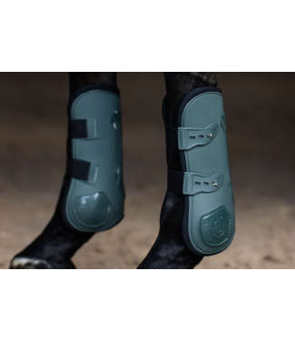 Equestrian Stockholm Anatomic Tendon Boots Sycamore Green