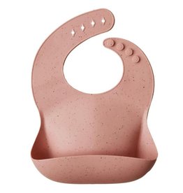 Mushie Bavoir silicone Peach Terrazzo