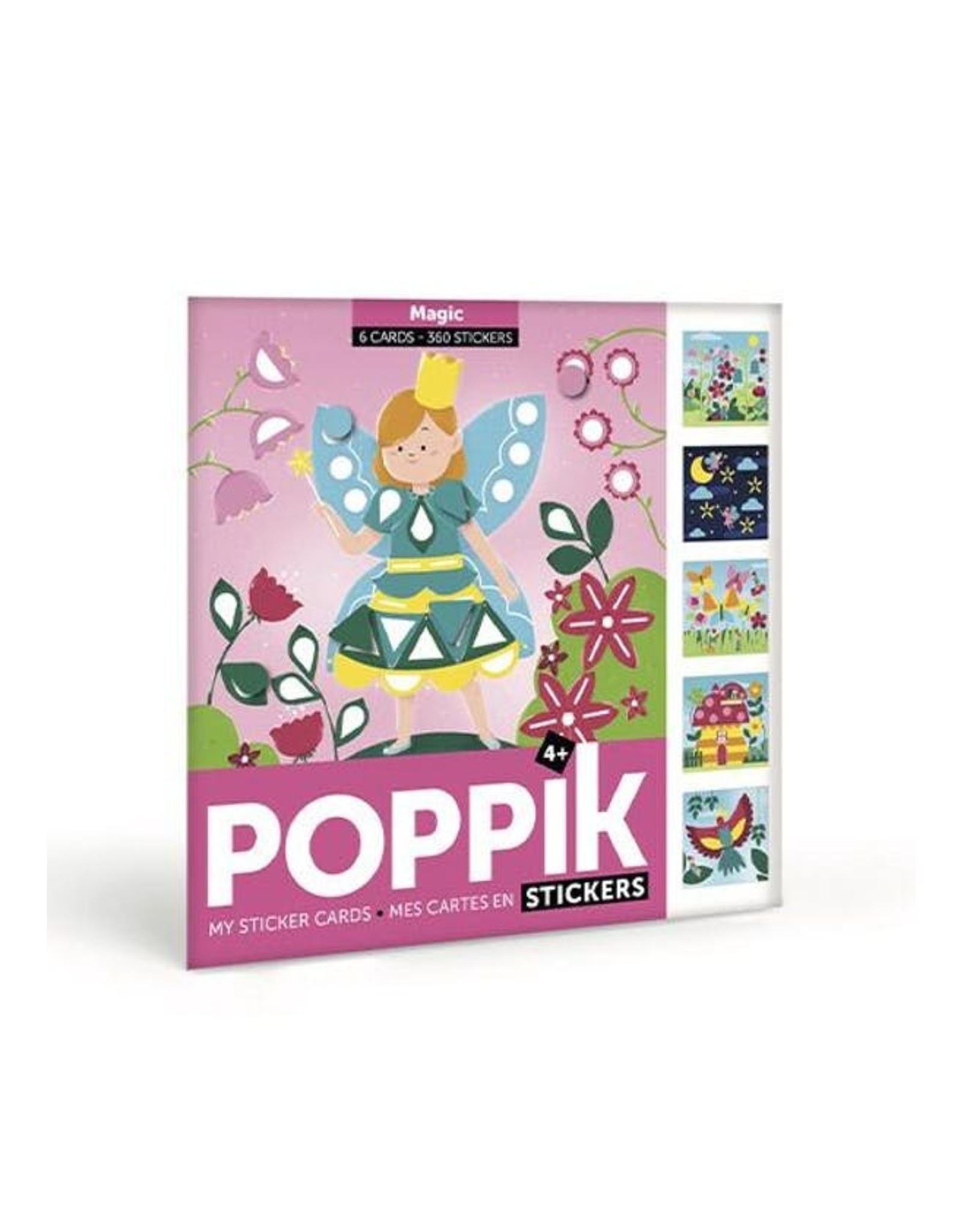 Poppik Mes cartes en stickers - MAGIC