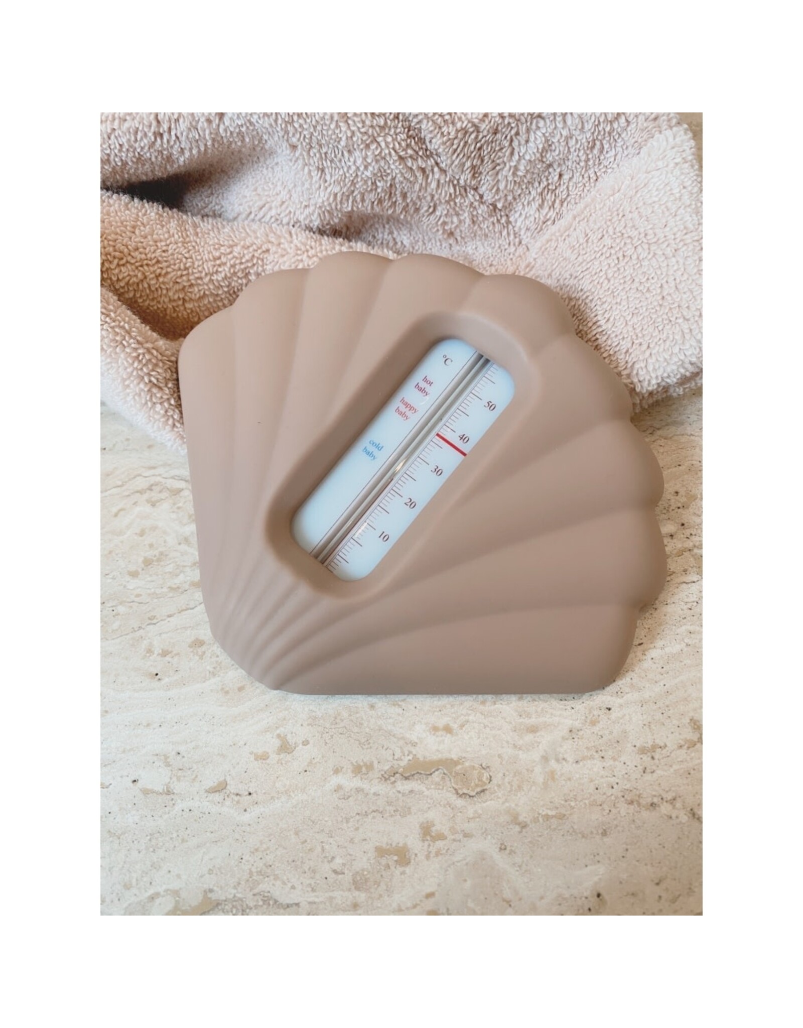 Konges Slojd Thermomètre de bain en silicone  - Blush