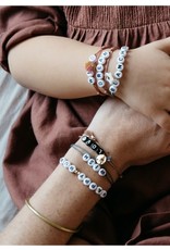 Bbubble Bracelet / blanc / Happy (etoile) Mum