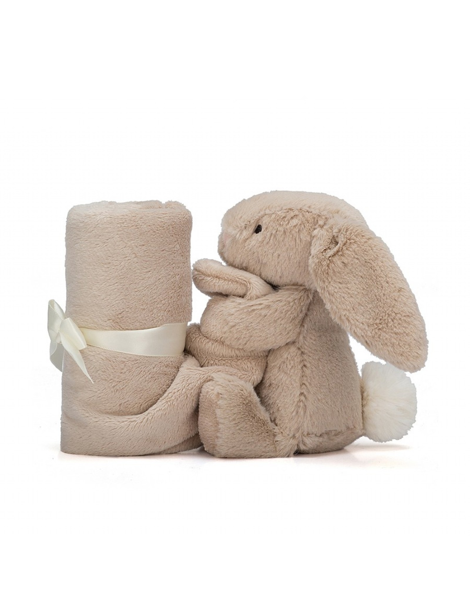 Jellycat Doudou lapin Bashful beige soother