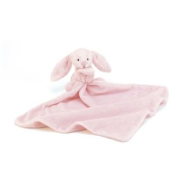 Jellycat Doudou lapin Bashful rose soother