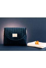 nobodinoz Trousse de toilette Velvet - SAVANNA Night Blue