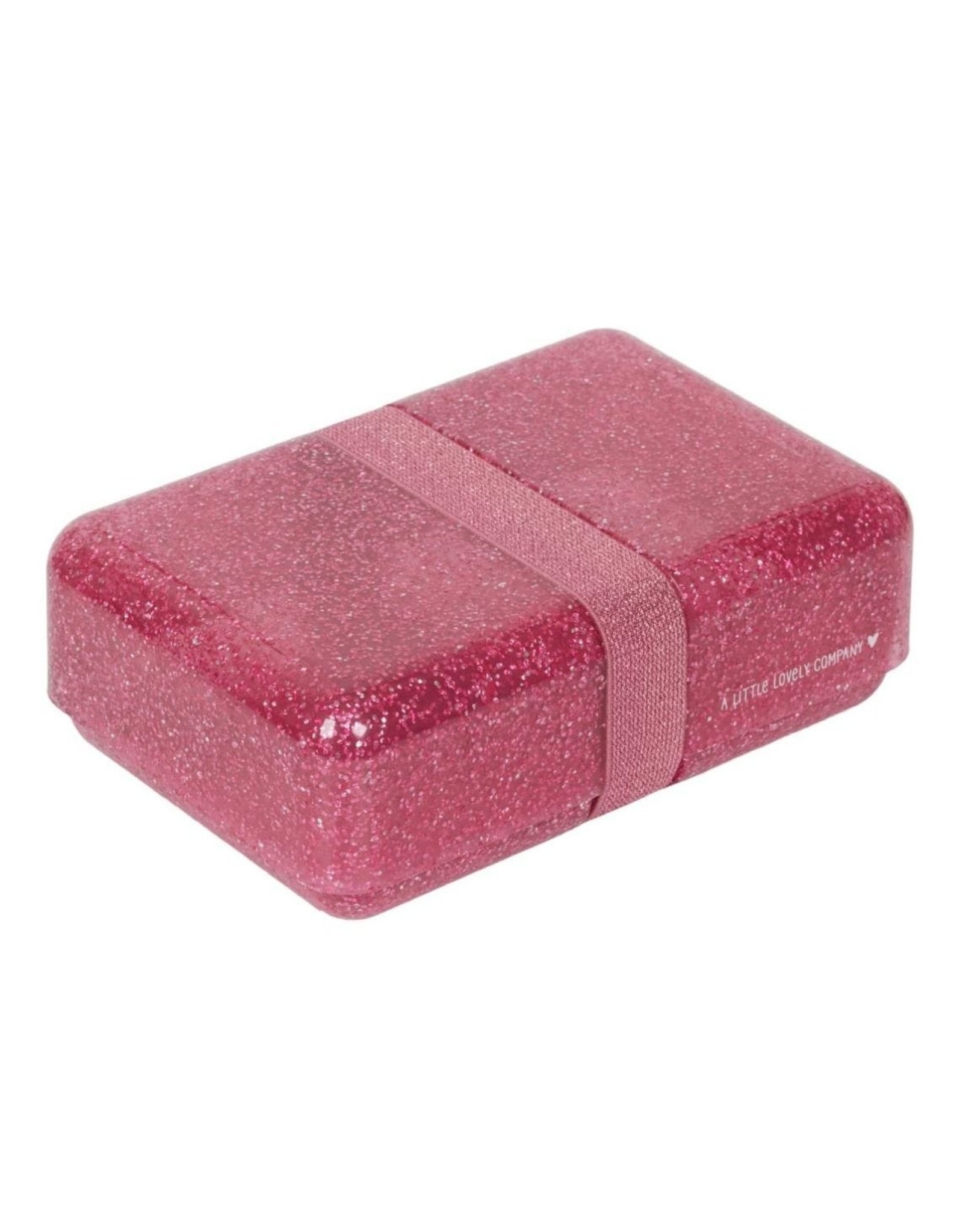 A Little Lovely Company Lunch box glitter rose