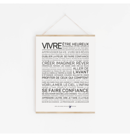 Les Mots à l'affiche Affiche - Vivre