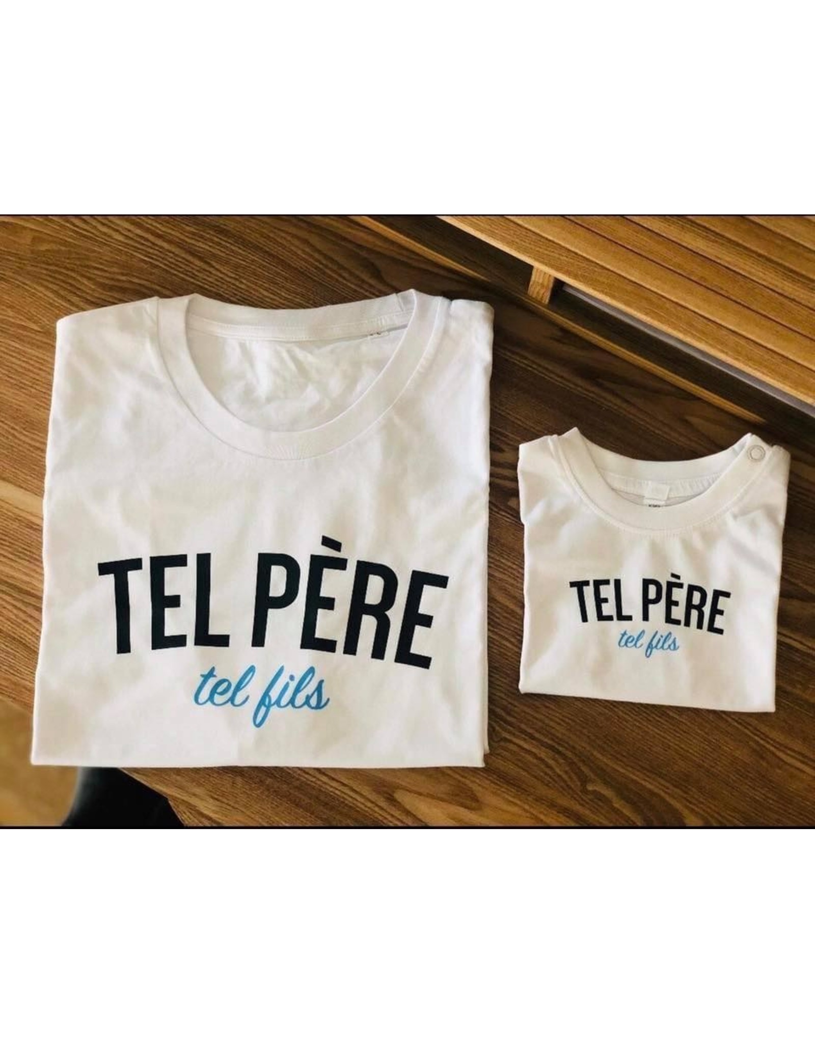 La Source T-shirt enfant - blanc - TEL PÈRE Tel fils