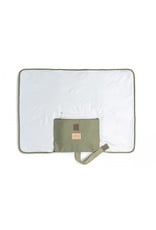 nobodinoz Tapis à langer imperméable Baby on the go • Olive green