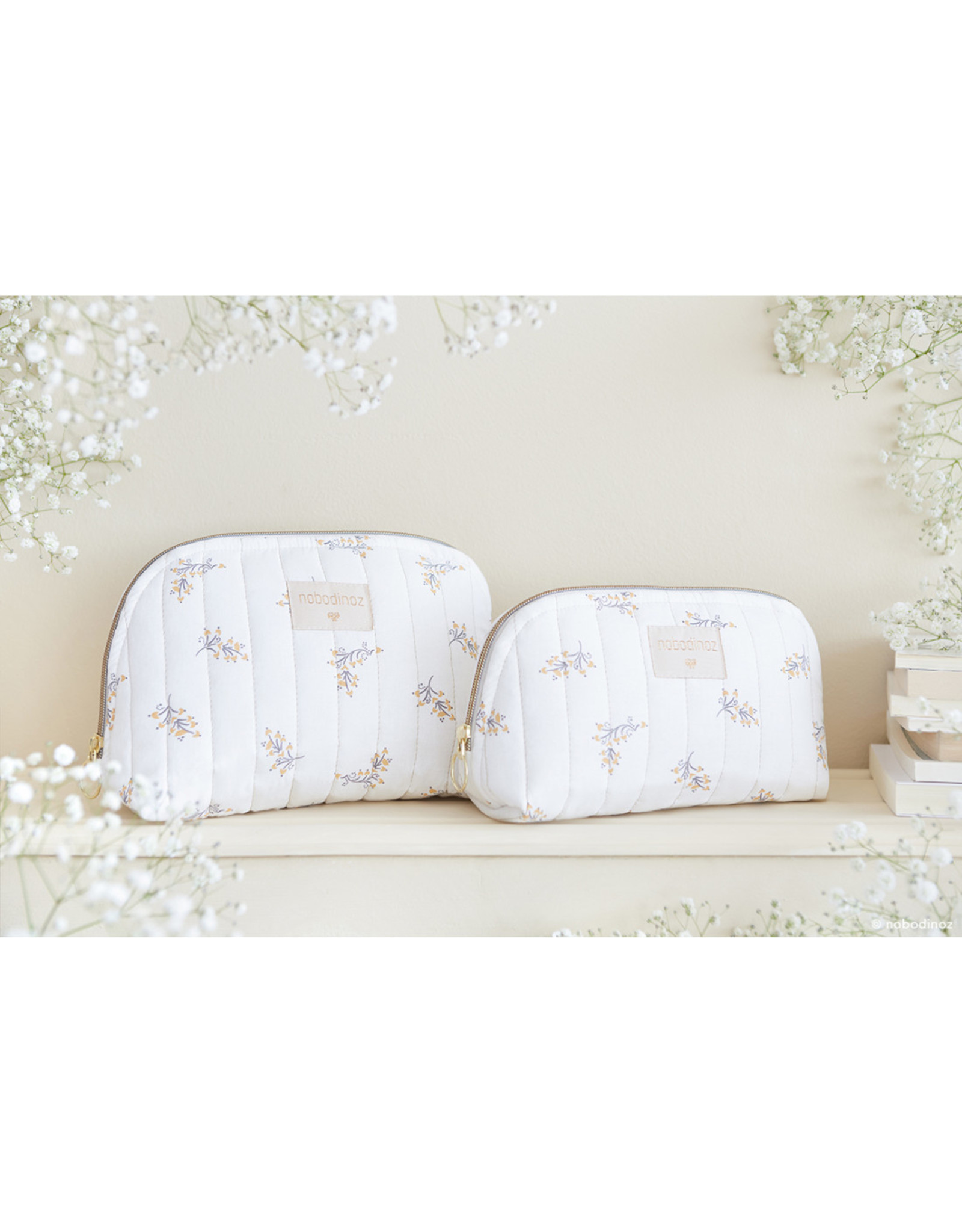 nobodinoz Trousse de toilette HOLIDAY Small -  Flore