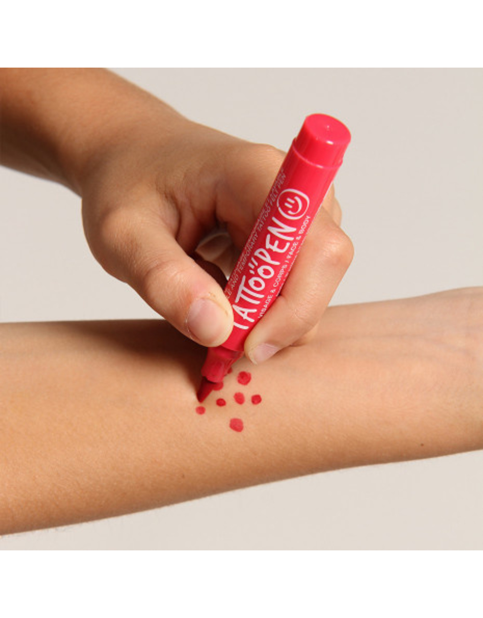 Nailmatic Tattoo pen - feutre temporaire - rouge