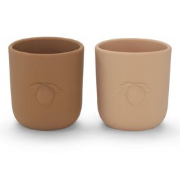 Konges Slojd Duo de gobelets - caramel & rose