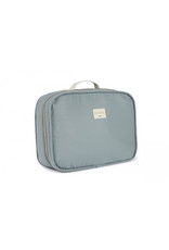 nobodinoz Valise de maternité pour bébé Victoria - stone blue 