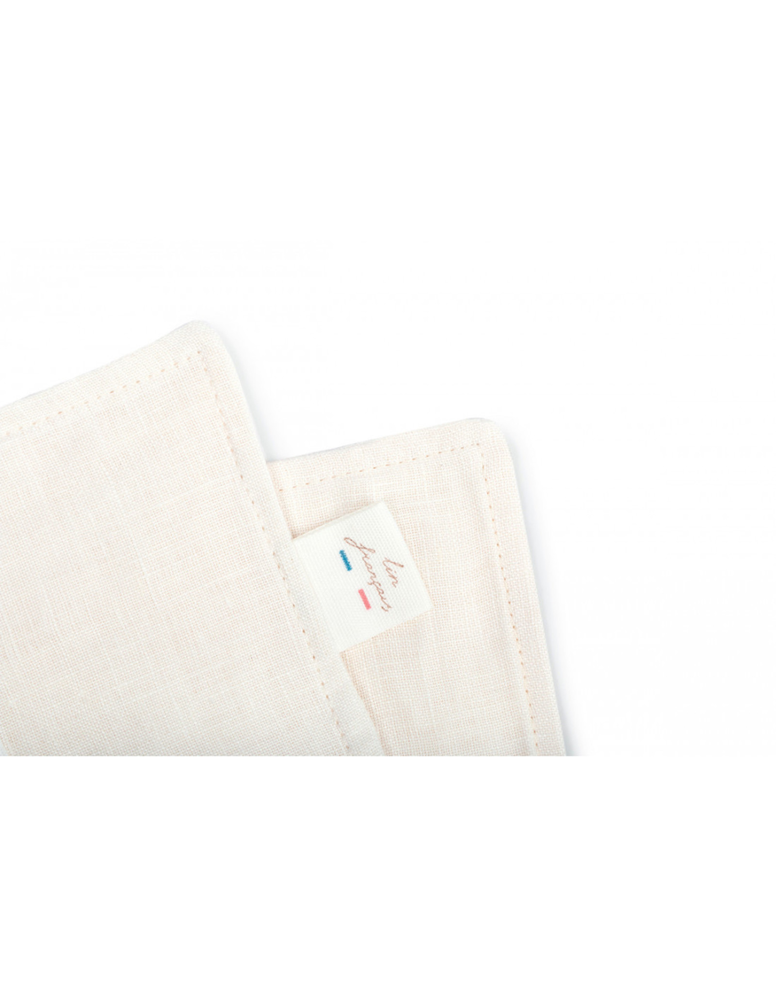 nobodinoz Protège carnet santé - Lin français - Off white