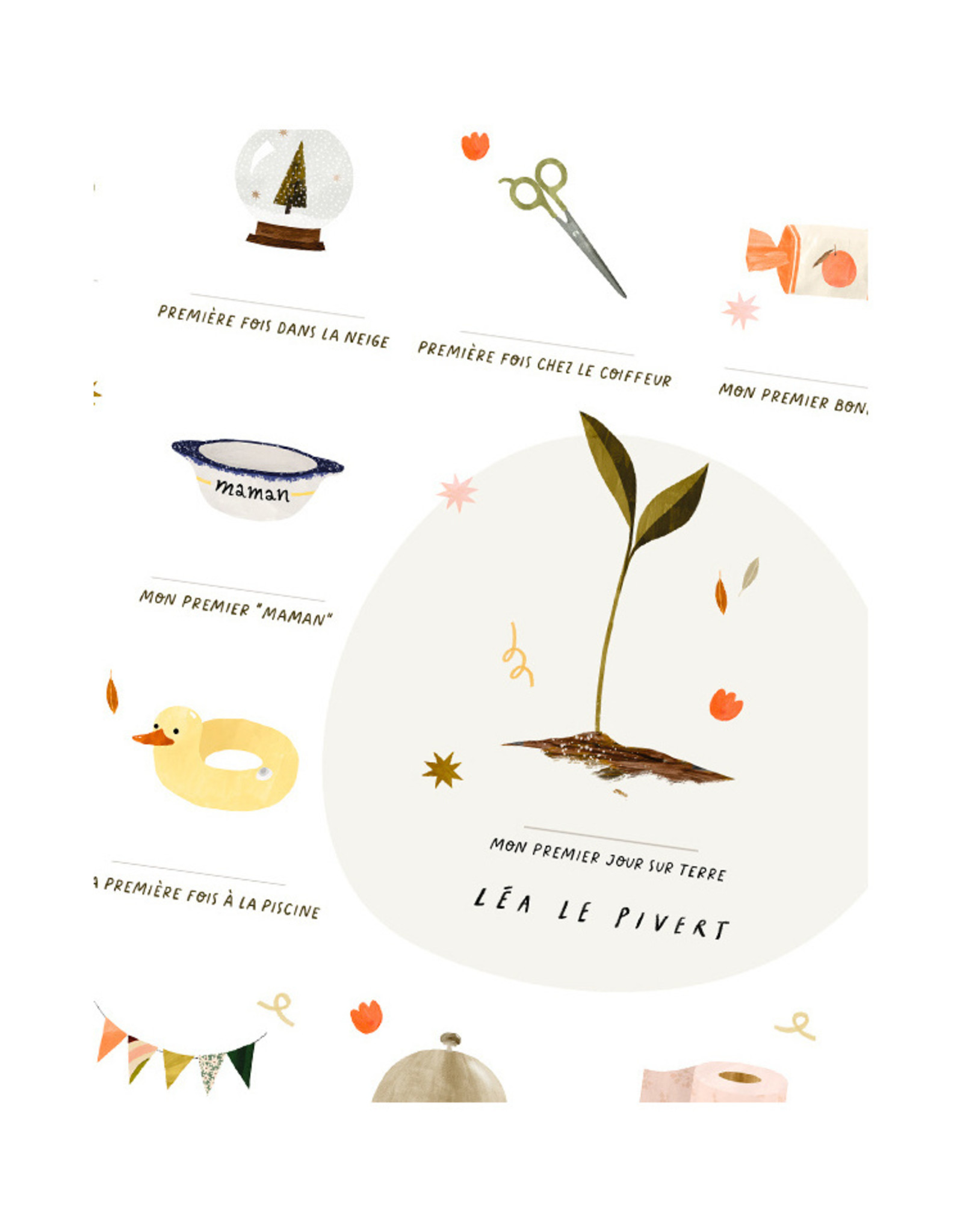Mes petites Dates Affiche 'Mes premières fois - version Léa le Pivert