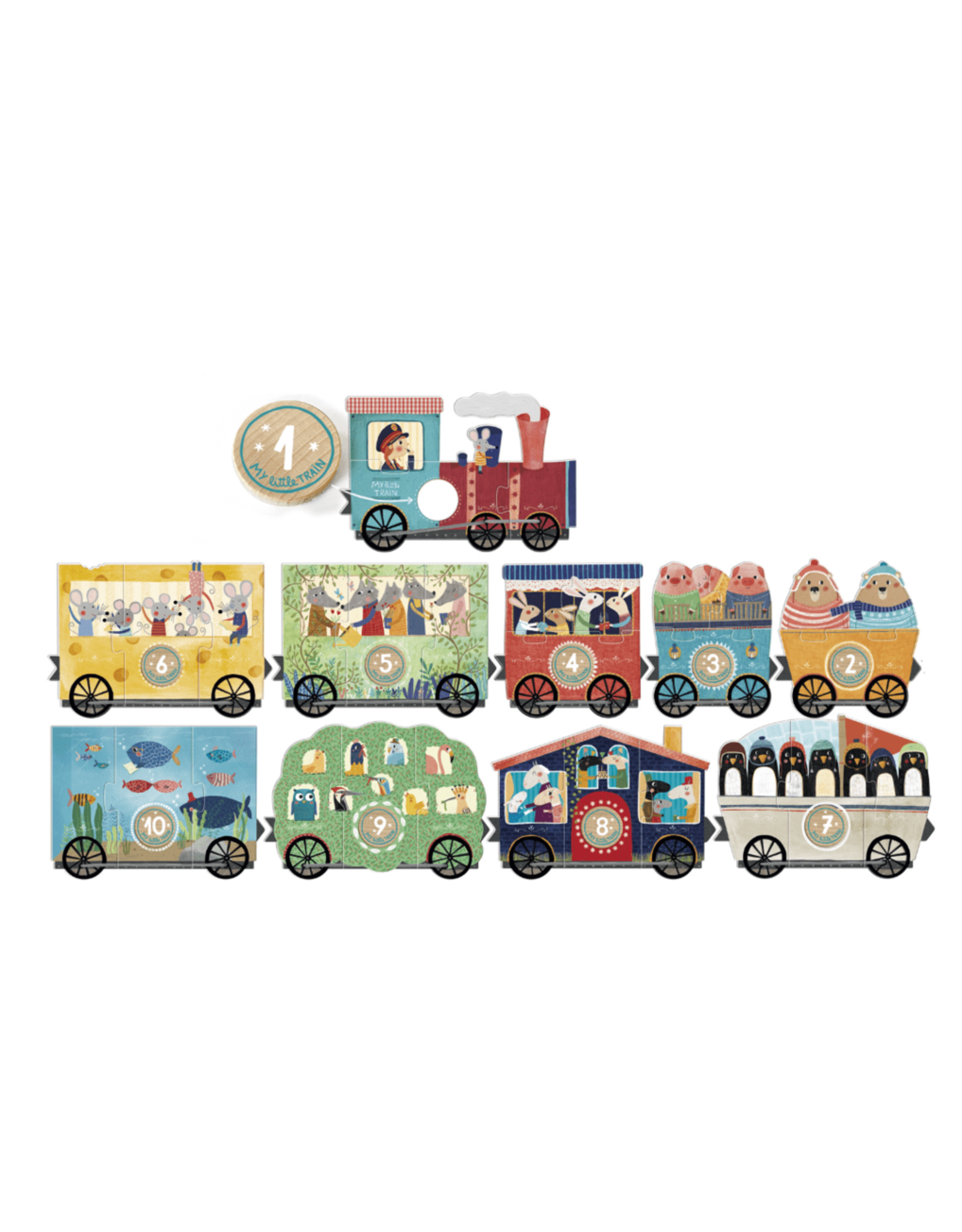 LONDJI Puzzle - My little train