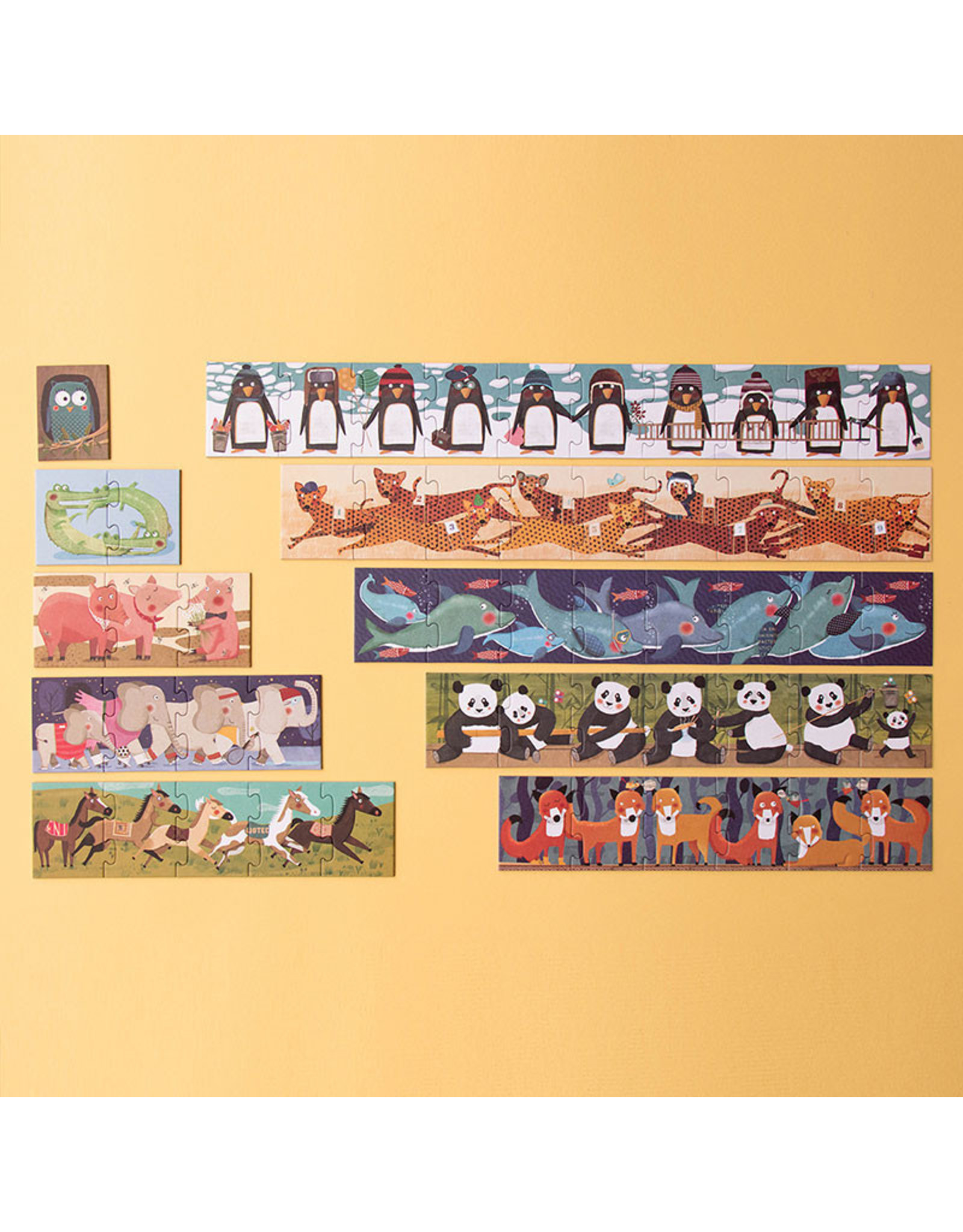 LONDJI Puzzle - 10 pingouins