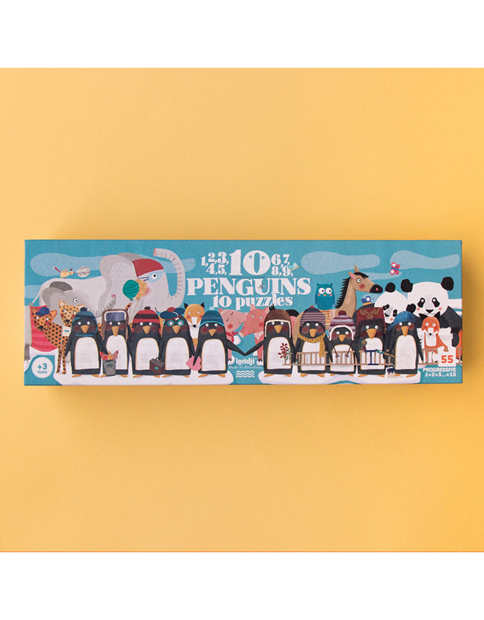 LONDJI Puzzle - 10 pingouins