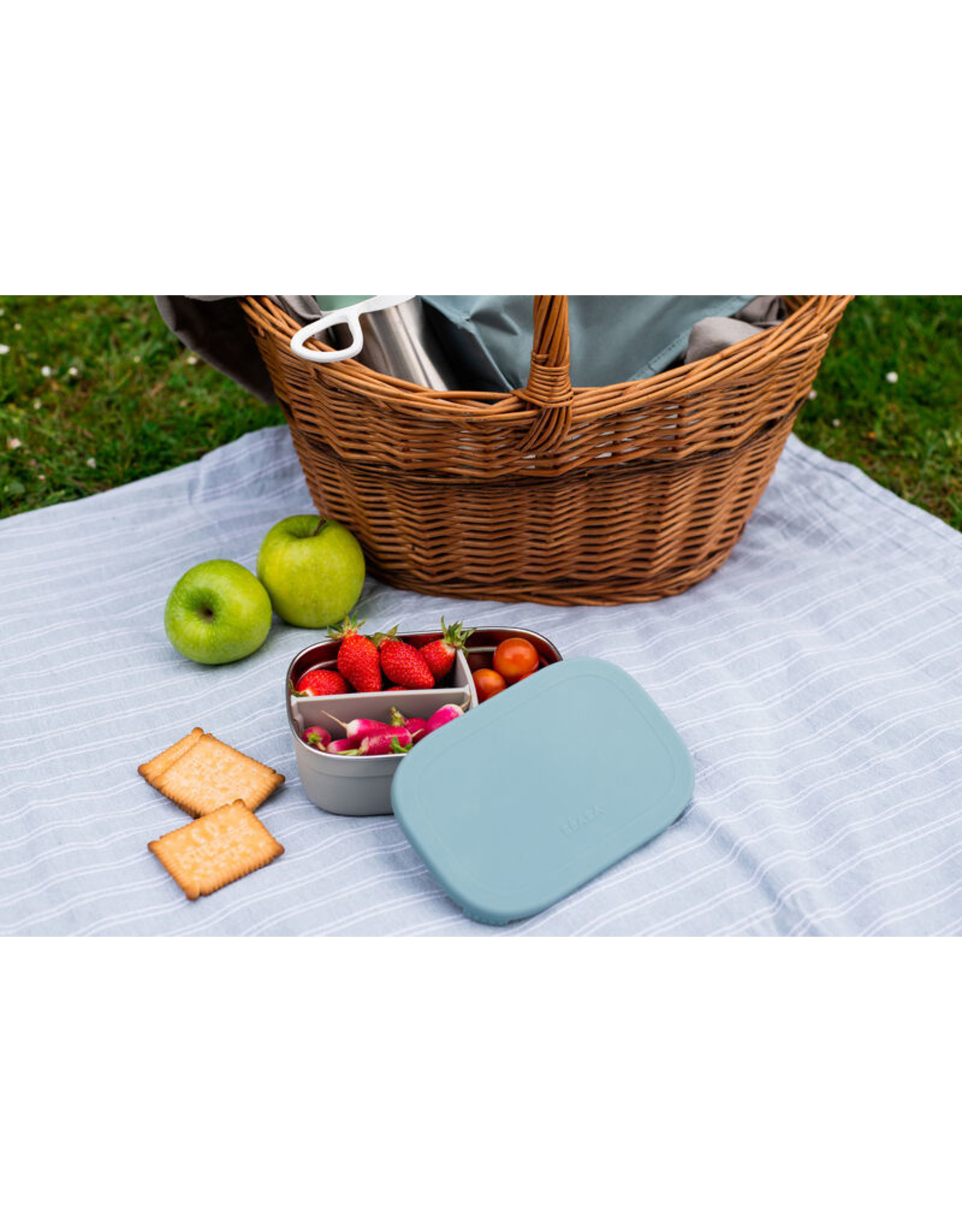 Beaba Lunch box en inox - Bleu
