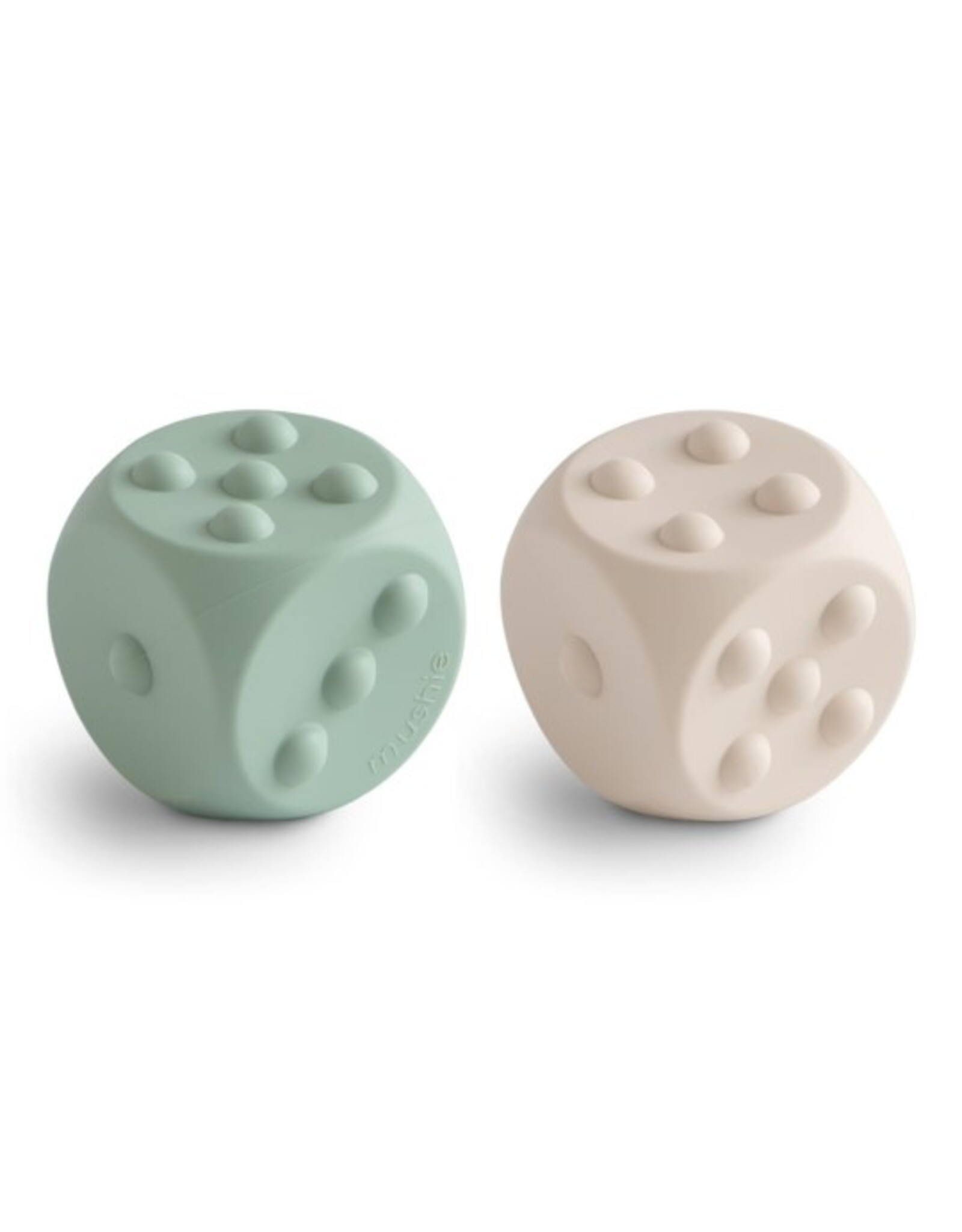 Mushie Dé - Jouet en silicone - cambridge blue / shifting sand