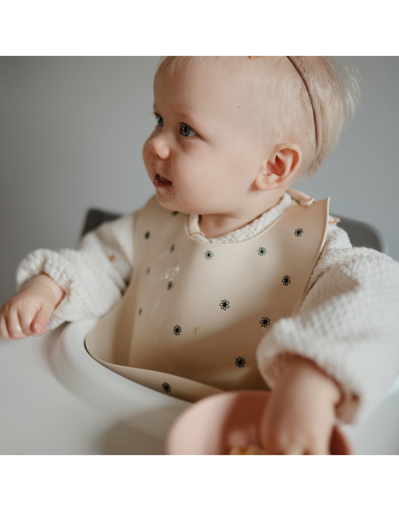 Mushie - Bavoir en Silicone, Planètes - Charlotte et Charlie