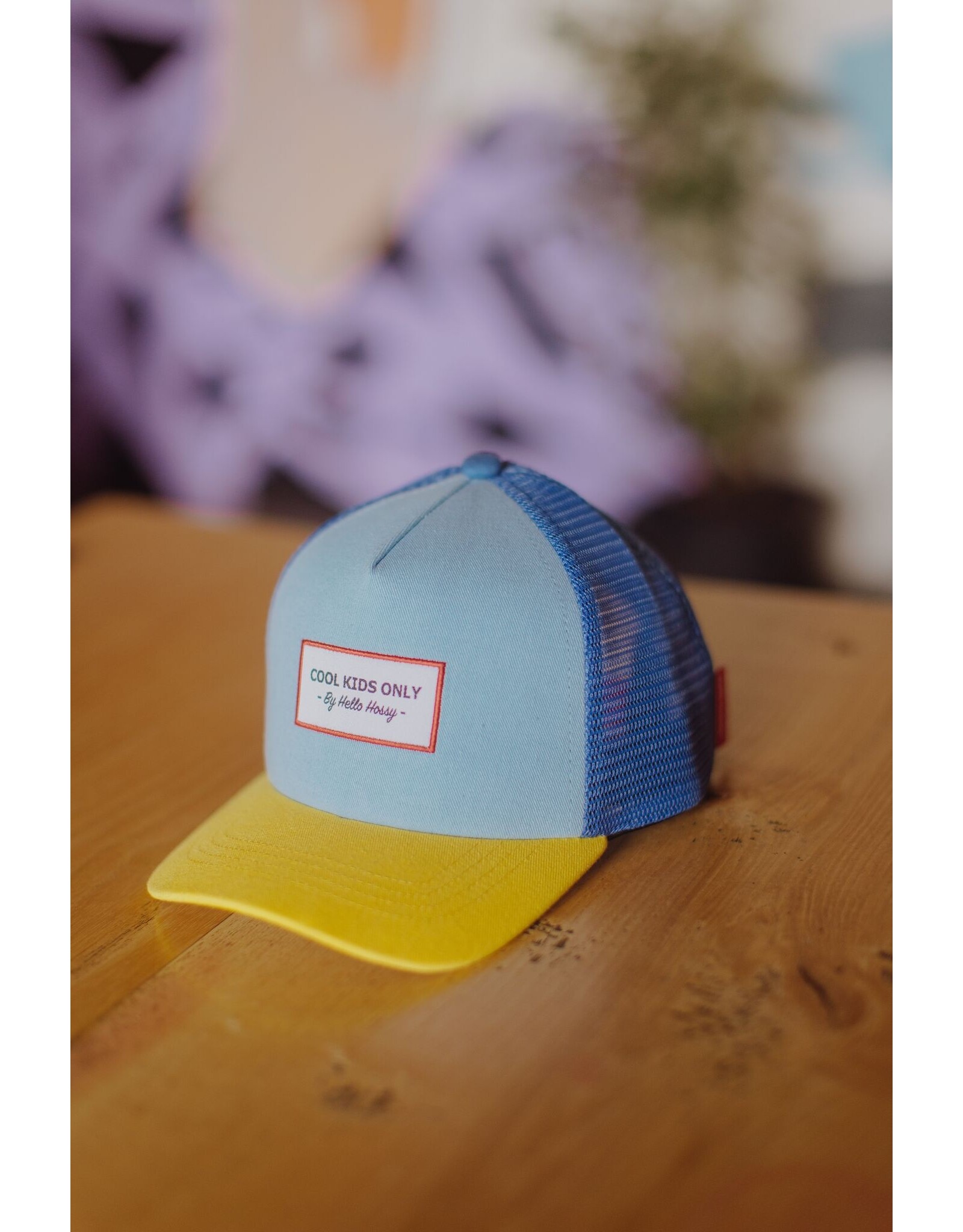 Hello Hossy Casquette - Mini Blue Lemon