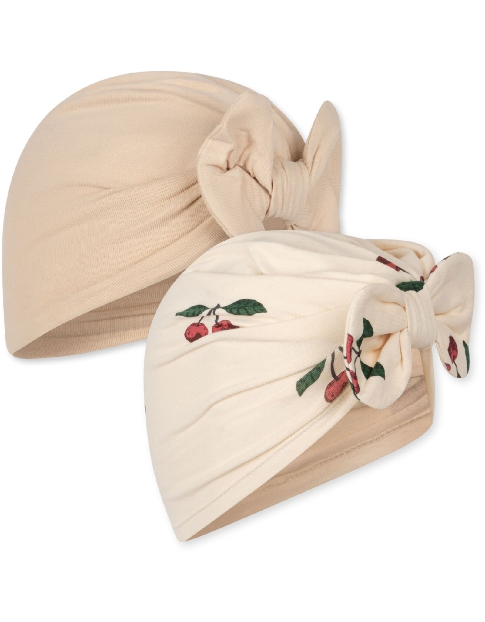 Konges Slojd Lot de 2 bonnets BAMBI - Cherry / peach