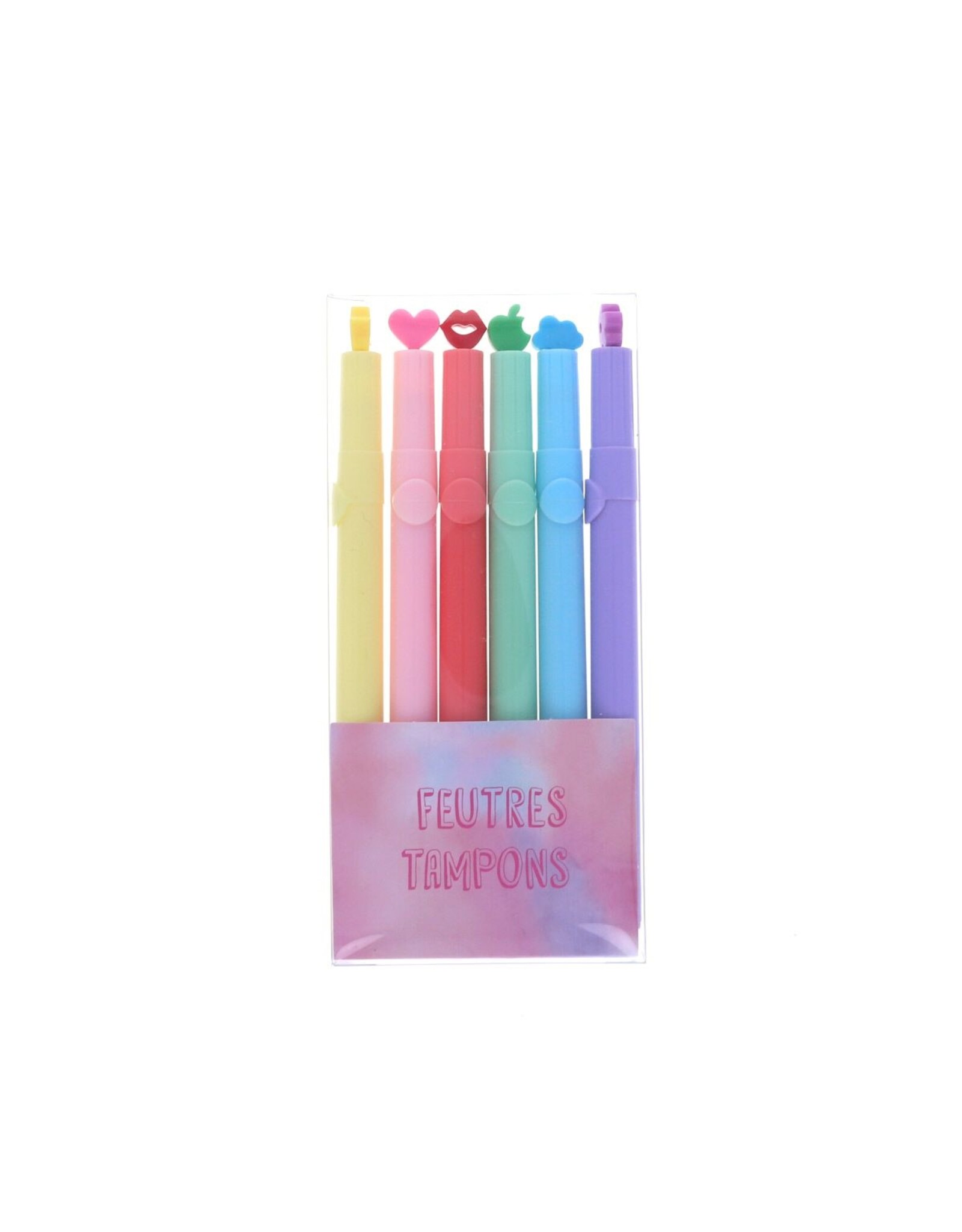 Petit Souk Lot de 6 feutres tampons