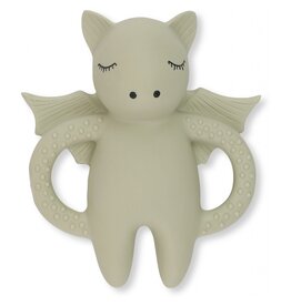 Konges Slojd Anneau de dentition - bat - light grey