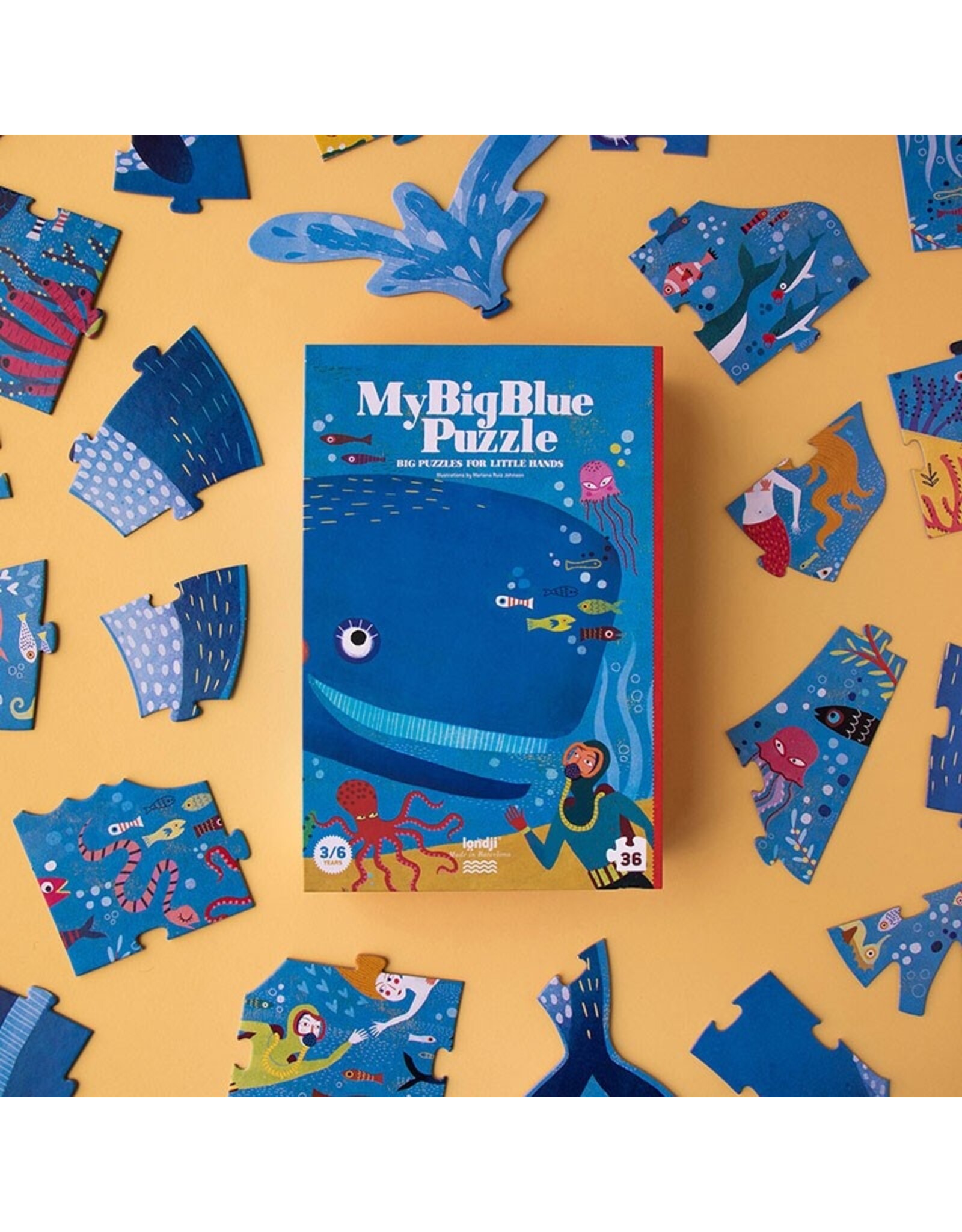 LONDJI Puzzle - My big blue