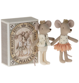 MAILEG Royals twins mice, little sister & brother in box