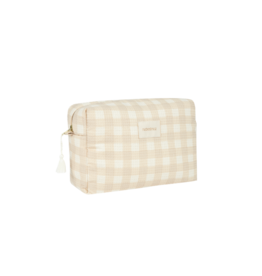 nobodinoz Trousse de toilette DIVA - ivory checks