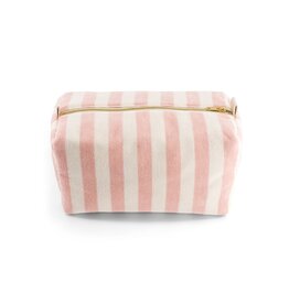 Rose in april Trousse de toilette VIC - Rayée light pink