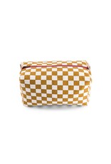 Rose in april Trousse de toilette VIC - Damier caramel