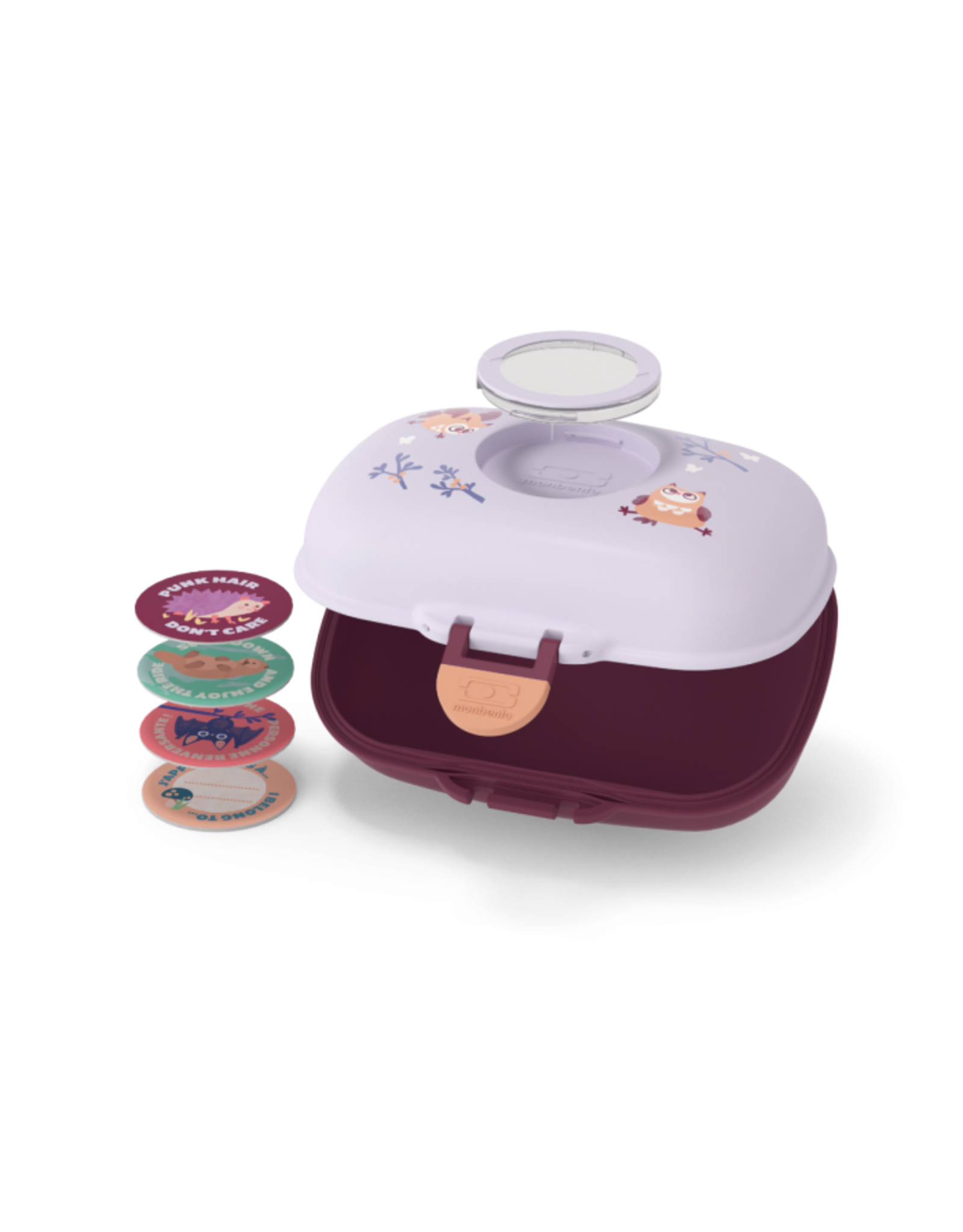 Mon Bento Bento goûter MB GRAM - mauve Owly