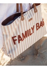 Childhome Family bag - Rayures - Nude