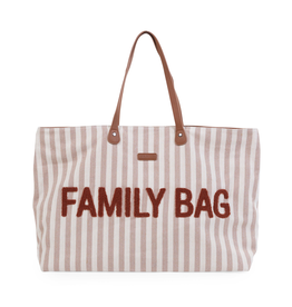 Childhome Family bag - Rayures - Nude