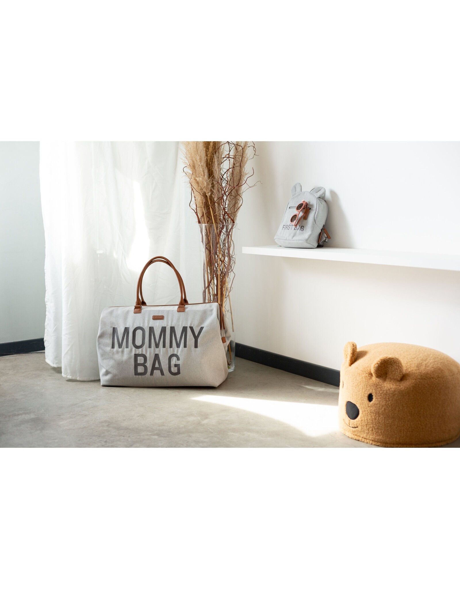 Childhome Mommy Bag - Canvas - Gris