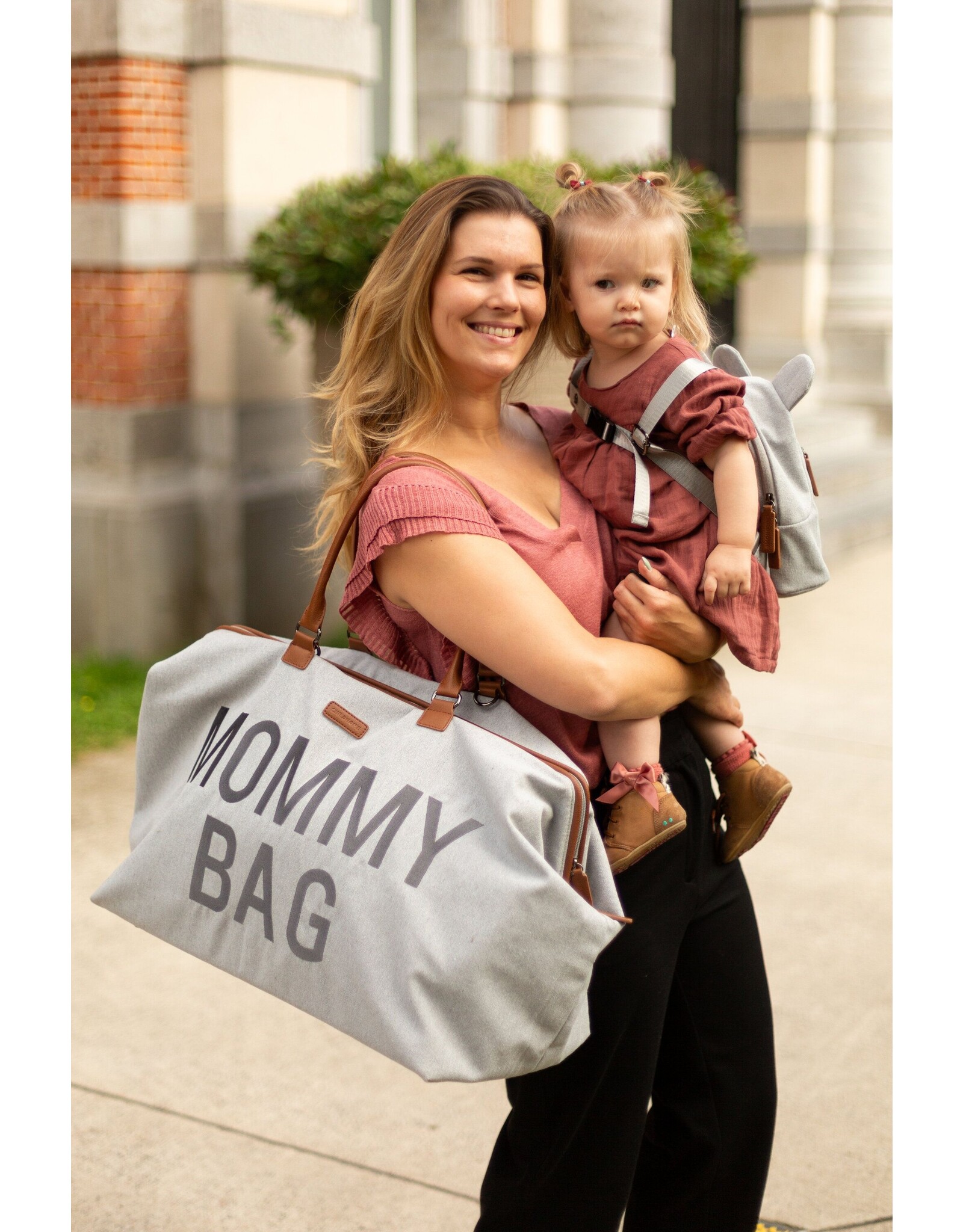 Childhome Mommy Bag - Canvas - Gris